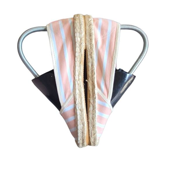 Soludos Shoes Womens 7 Slip On Espadrilles Stiped Comfort Low Top - Picture 4 of 9